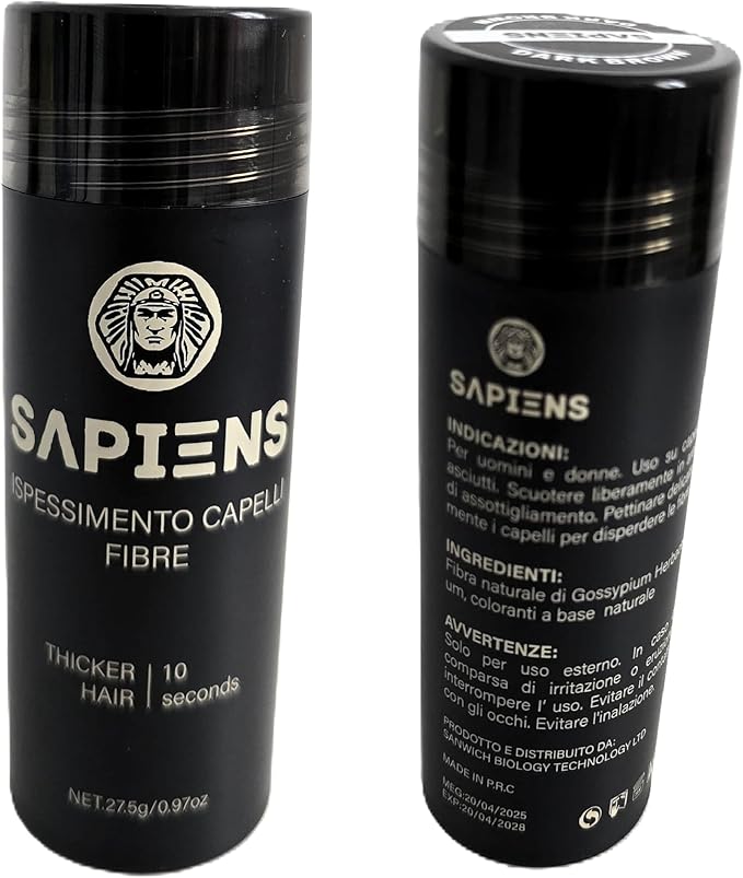 Fibra Diradamento Capelli Uomo | Fibre Capelli Uomo | Sapiens Shop